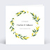 Faire part mariage Couronne de Mimosa