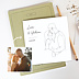 Faire part mariage Couple line art