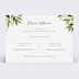 Faire-part Mariage Lauriers Suspendus