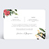 Faire part mariage Wild Flowers Verso