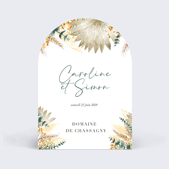 Faire part mariage Bohemia