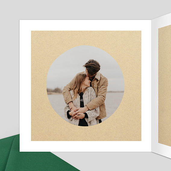 Faire part mariage Mr & Mrs Intérieur Gauche