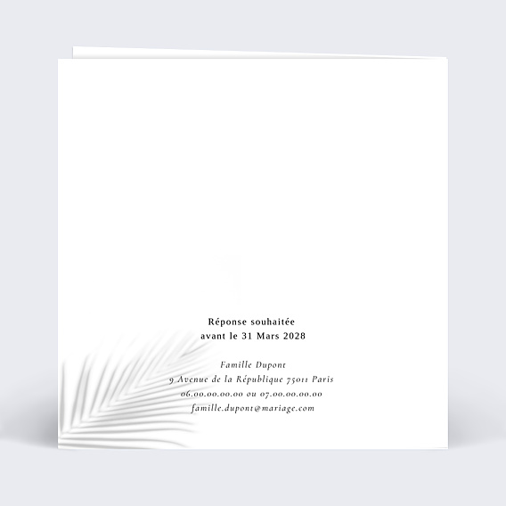 Faire-part Mariage Lune de Miel