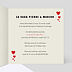 Faire part mariage Geek Intérieur Droit