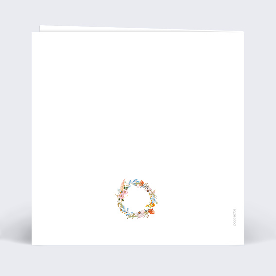 Faire-part Mariage Éveil des fleurs