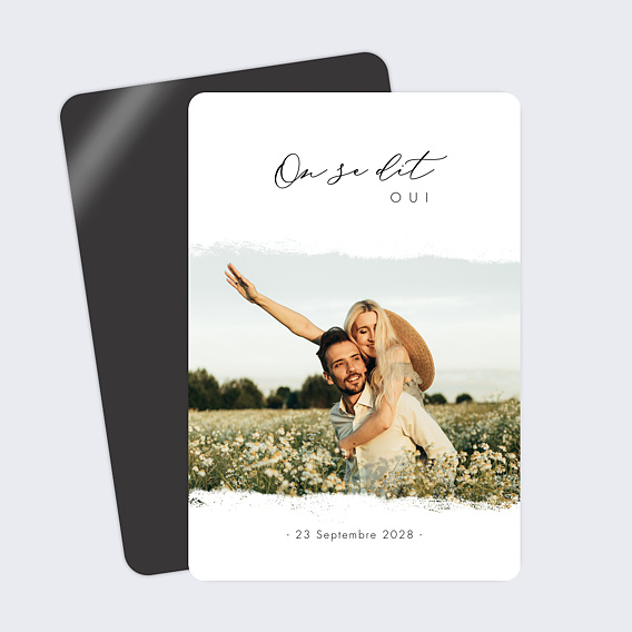 Faire part mariage Effet Photo