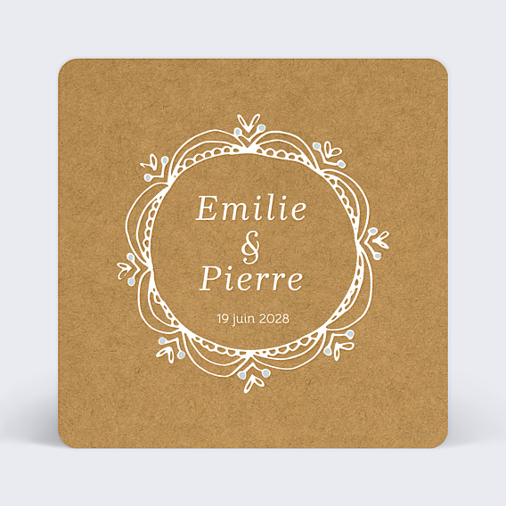 Faire-part Mariage Faire-part mariage timeline dentelle