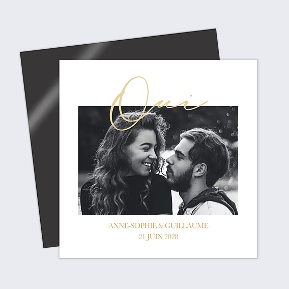 Faire-part Mariage Joli Oui