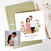 Faire-part Mariage Portrait minimaliste avec couronne champêtre