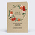 Faire-part Mariage Couronne Dahlia et Renoncules