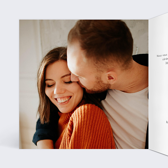 Faire-part Mariage Couronne Suspendue