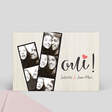 Faire-Part de Mariage Virtuel Photomaton