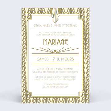 Faire-part Mariage Mister M Studio James