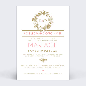 Faire-part Mariage Mister M Studio Otto