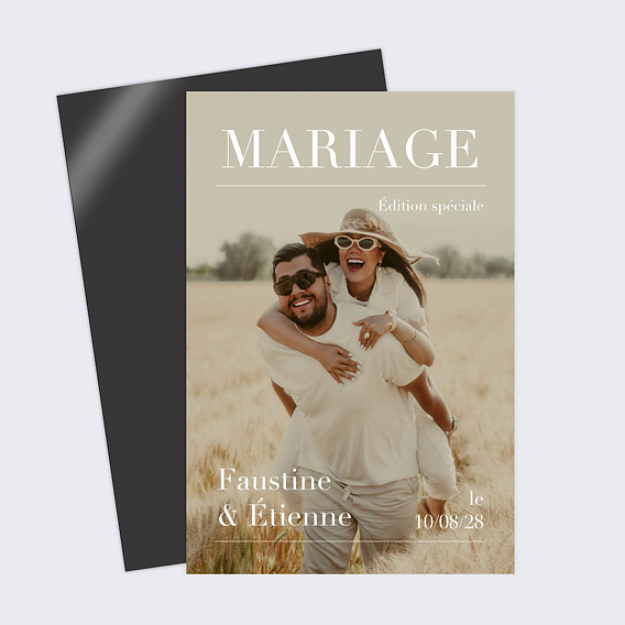 Faire part mariage Magazine