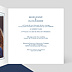 Faire part mariage Blue Waves Intérieur Droit