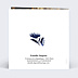Faire-part Mariage Fleurs Bleues Aquarelle