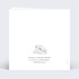 Faire-part Mariage Gravure Blanc