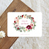 Faire part mariage Roses Rouges