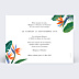 Faire-part Mariage Oiseaux de Paradis