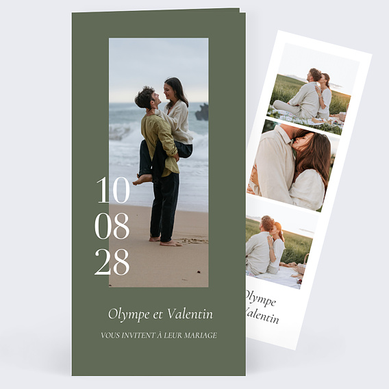 Faire part mariage Date