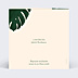 Faire-part Mariage Monstera Jungle