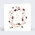 Faire-part Mariage Étiquette Jardin Sauvage