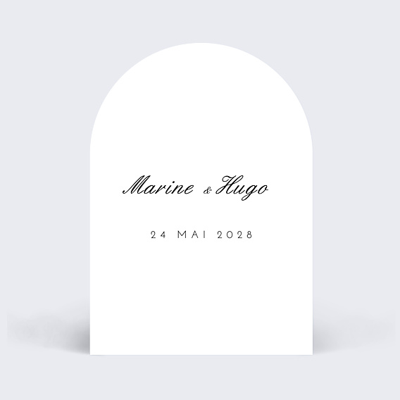 Faire-part Mariage Classique avec prénoms