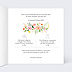 Faire-part Mariage Bouquet Champêtre Aquarelle