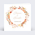 Faire part mariage Flower of Fall Recto