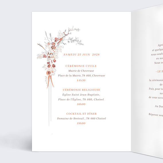 Faire-part Mariage Jour d'Amour