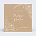 Faire-part Mariage Gravure Kraft