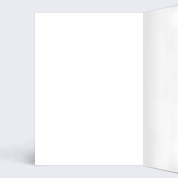 Faire part mariage 100% Personnalisable Intérieur Gauche