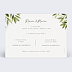 Faire part mariage Lauriers Suspendus Verso