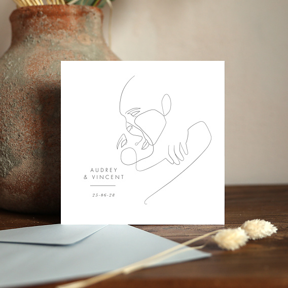 Faire part mariage Tendresse Après 1