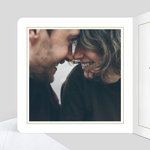 Faire-part mariage Graphique Intérieur Gauche