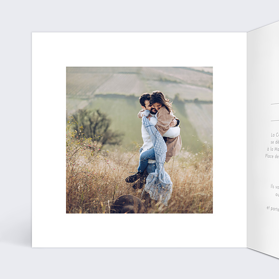 Faire-part Mariage Jeune Pousse