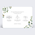 Faire-part Mariage Cadre Eucalyptus