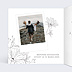 Faire-part Mariage Gravure Blanc