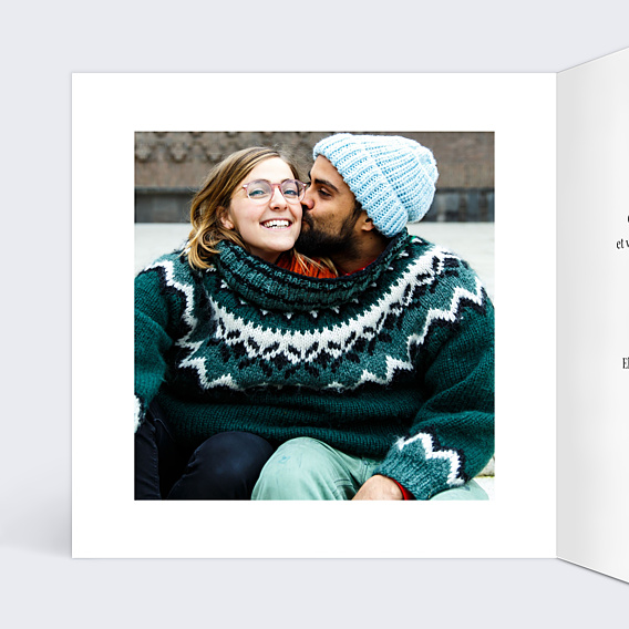 Faire-part Mariage Dorure Pois Graphiques
