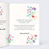 Faire-part Mariage Petites Fleurs Colorées