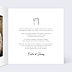 Faire part mariage Timeline Calligraphie Intérieur Droit