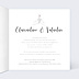 Faire-part Mariage Dorure Romance