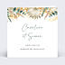 Faire-part Mariage Bohemia avec graines