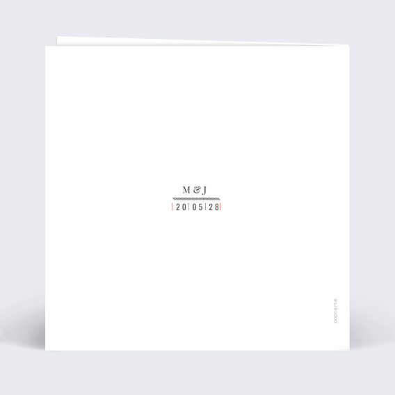 Faire-part Mariage Graphique Chic