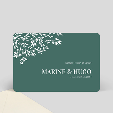 Faire-Part de Mariage Virtuel Paisible