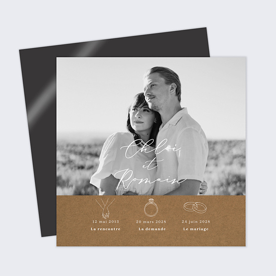 Faire part mariage Célébration