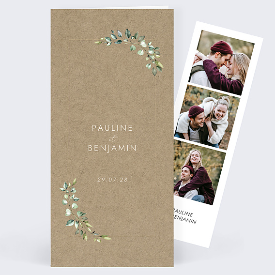 Faire-part Mariage Modern Love