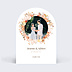 Faire-part Mariage Flower of Fall avec Photo