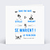 Faire-part Mariage Esprit Gravure